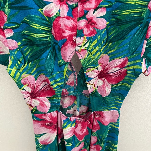 Like new! Show me Your MuMu Ibiza Mini Dress in Lady Luau Stretch - Picture 3 of 6